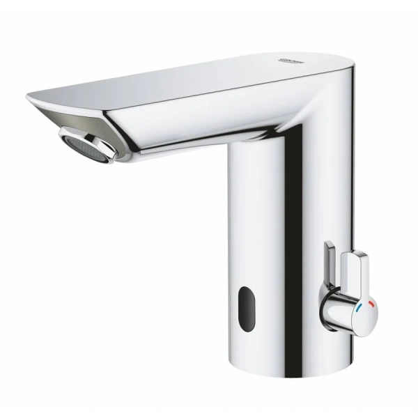 Смеситель для раковины Grohe Bau Cosmopolitan E хром 36451000 (детальная фотография), современные, hi-tech