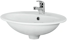 Раковина Cersanit Calla 54 см встраиваемая, белая