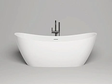 Ванна из искусственного камня Salini Noemi 185x80 см белая глянцевая