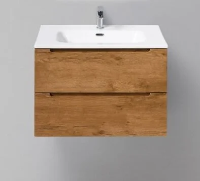 Тумба под раковину подвесная BelBagno Etna 70 см с двумя выкатными ящиками, rovere nature ETNA-700-2C-SO-RN-P (детальная фотография)