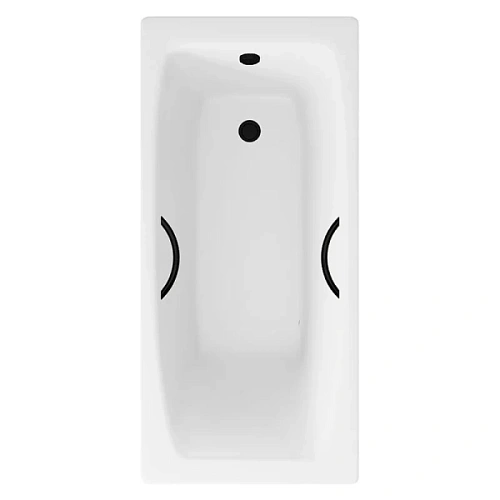 Ванна чугунная Delice Repos 170x70 см белая - фото 1