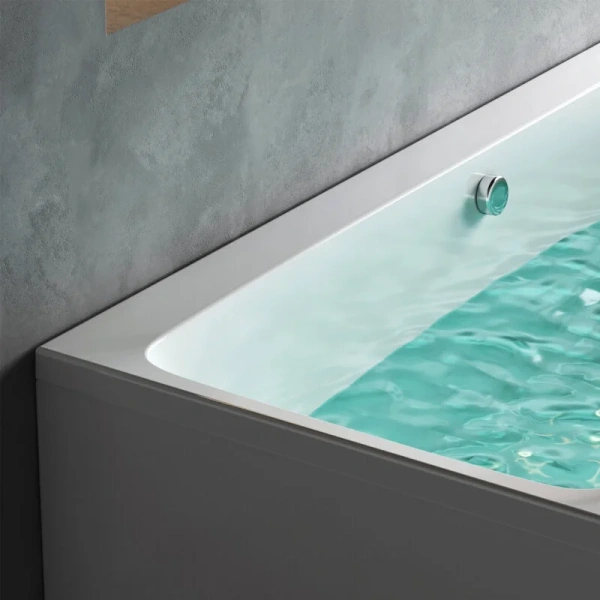 Ванна акриловая Am.Pm Func 180x80 белая W84A-180-080W-A (детальная фотография), прямоугольные