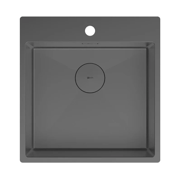 Мойка для кухни Lemark Janga 49 см графит 9936107 (детальная фотография)