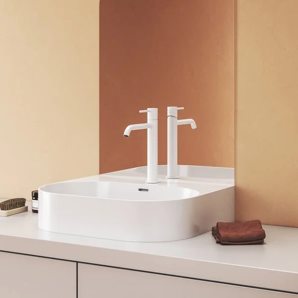 Смеситель для раковины Ravak Espirit белый матовый X070390 (детальная фотография), современные, hi-tech