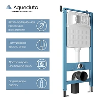 Инсталляция для унитаза Aqueduto TECNICA Novo с бачком