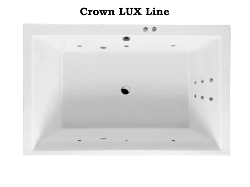 Ванна акриловая Excellent Crown Lux 190 х 120 см, цвет белый, WAEX.CRO19WH (детальная фотография), 190 см