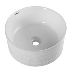 Раковина накладная BelBagno 41 см керамическая, белая