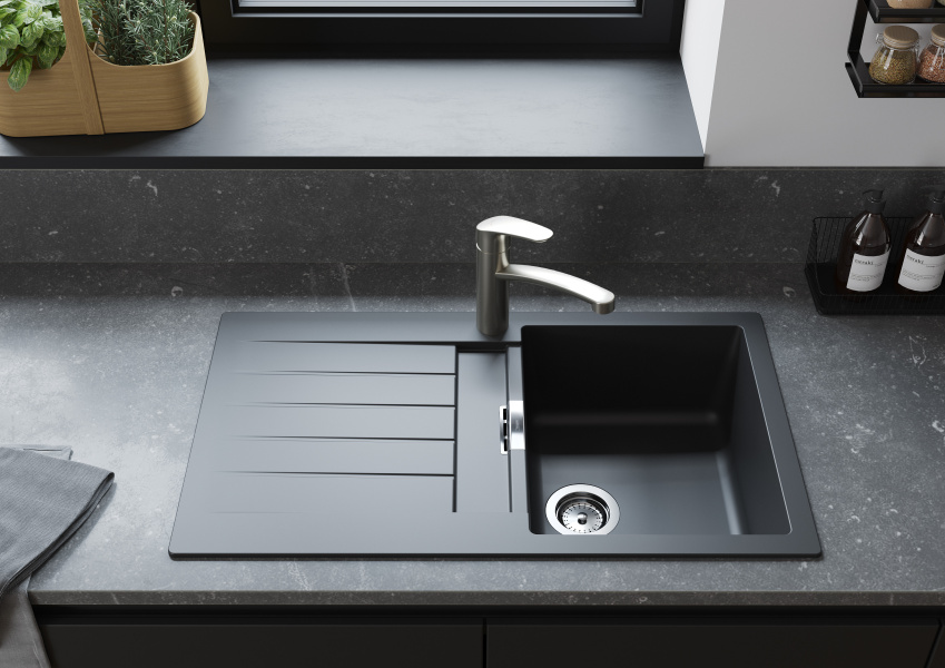 Смеситель для кухни Hansgrohe Focus однорычажный, сталь 31806800 (детальная фотография), для кухни