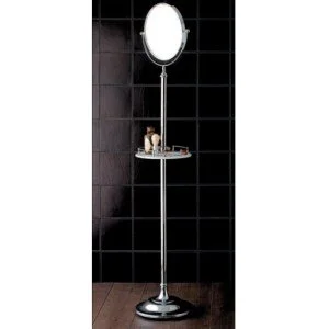 Стойка напольная для ванной с оптическим зеркалом, цвет хром, Devon&Devon Single SL10CR (детальная фотография) index_1