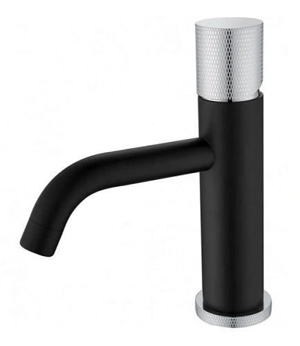 Смеситель для раковины Boheme Stick black touch chrome - фото 3
