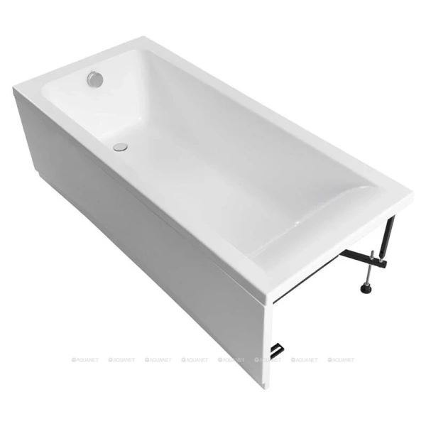Ванна акриловая Aquanet Bright 180 x 75 см, с каркасом, цвет белый, 00347766 (детальная фотография), без гидромассажа, недорогие