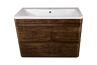 Тумба под раковину подвесная Style Line Атлантика 90 см старое дерево