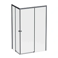 Душевой уголок Am.Pm X-Joy 120x80 см профиль черный, стекло прозрачное