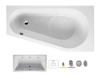Ванна гидромассажная Riho Delta 160 х 80 см, FLOW, левая/правая