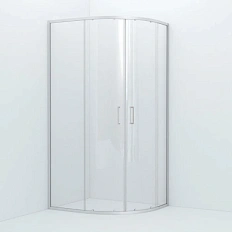 Душевой уголок IDDIS Zodiac 100х80 см стекло прозрачное