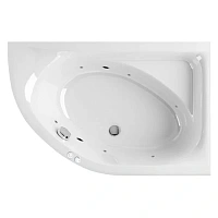 Ванна гидромассажная Excellent Aquarella Soft 150 x 100 см, правая, белый/хром, WAEX.ARP15.SOFT.CR
