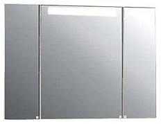 Зеркальный шкаф с подсветкой Акватон Мадрид 100 см белый глянцевый