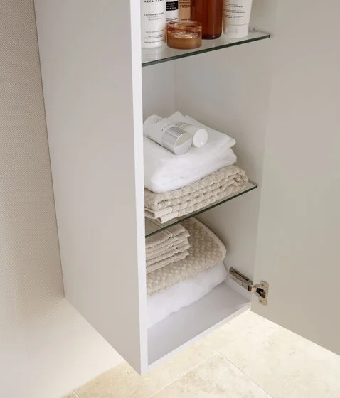 Шкаф-пенал подвесной Laufen Case 35 см белый глянцевый, петли слева 4.0202.1.075.464.1 (детальная фотография) index_1