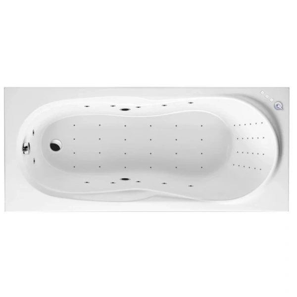 Ванна гидромассажная Excellent Sekwana Nano 170 x 75 см, белый/хром, WAEX.SEK17.NANO.CR (детальная фотография)