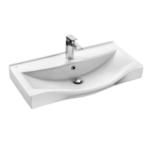 Раковина мебельная Акватон Беверли 80 см белая 1WH302422 (детальная фотография), в наличии index_1