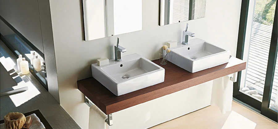 Раковина Duravit Vero 50 см белая 0454500000 (детальная фотография), прямоугольной формы