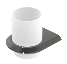 Стакан для ванной Cezares Liner оружейная сталь