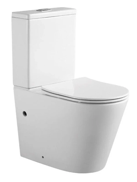 Унитаз компакт Акватек Вега с сиденьем микролифт AQ2904-00 (детальная фотография)