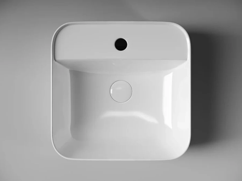 Раковина Ceramica Nova Element 39 см накладная CN5014 (детальная фотография), накладные (на столешницу), пристенные