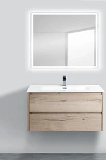 Тумба под раковину подвесная BelBagno Kraft 100 см rovere galifax bianco
