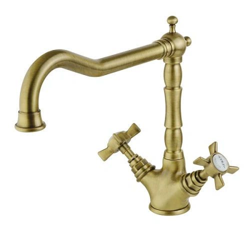 Смеситель для кухни Migliore Princeton бронза - фото 3