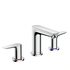 Смеситель для раковины Hansgrohe Talis E 71733 на 3 отверстия, с донным клапаном