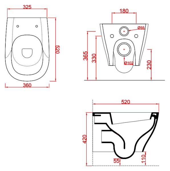 Схема (детальная фотография), фарфор, керамика