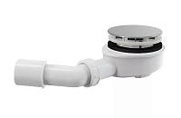 Сифон для поддона Alcaplast хромированный