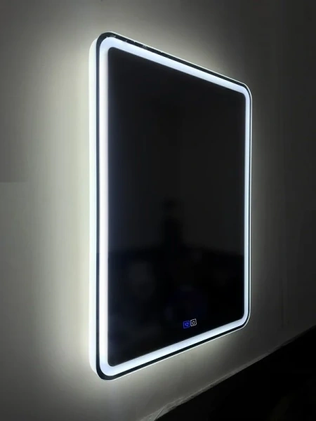 Зеркало с подсветкой BelBagno Spc 60 см с bluetooth SPC-MAR-600-800-LED-TCH-PHONE (детальная фотография), современные, hi-tech