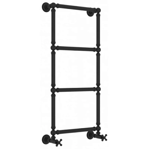 Полотенцесушитель водяной Сунержа Ренессанс 40х96 см черный матовый - фото 11