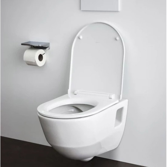 Унитаз подвесной Laufen Pro со скрытым ободком 8.2096.4.000.000.1 (детальная фотография), подвесные, встраиваемые