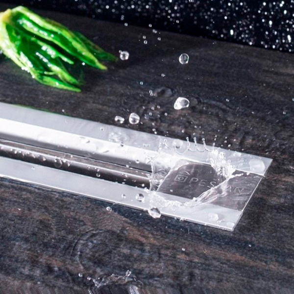 Душевой лоток Pestan Confluo Slim Line 45 см линейный 13100031 (детальная фотография), для монтажа в пол