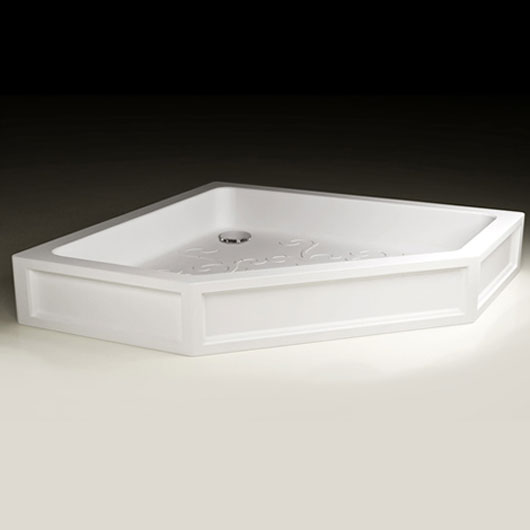 Поддон для душа Devon&Devon Arabesque Penta DEPDARABPEN100A (детальная фотография), средние от 15 до 30 см