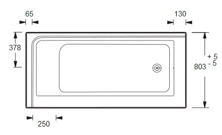 Акриловая ванна Jacob Delafon Formilia E6139-00 (детальная фотография), прямоугольные