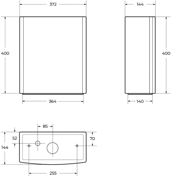 Бачок для унитаза Cezares Giubileo белый CZR-165T (детальная фотография) index_1