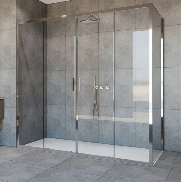Душевой уголок Vincea Garda VSR-1G29017C 170х90 см раздвижные двери (детальная фотография)