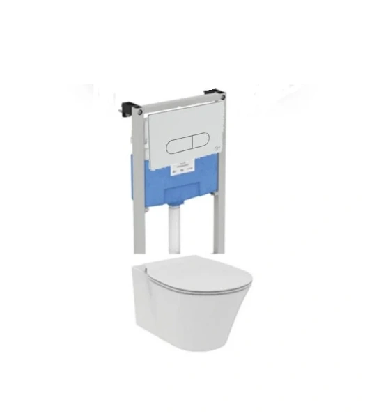 Унитаз с инсталляцией Ideal Standard ProSys Connect Air с механической панелью смыва R031001 (детальная фотография)
