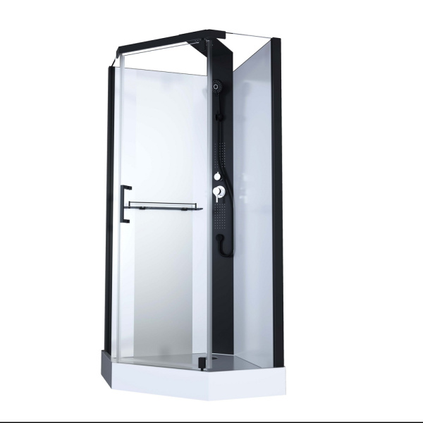 Душевая кабина Black&White Galaxy G8705 90x90 см с гидромассажем 8705900 (детальная фотография), со средним поддоном