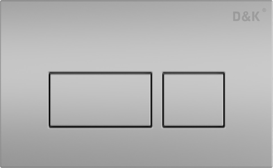 Клавиша смыва D&K Berlin хром матовый DB1439002 (детальная фотография)