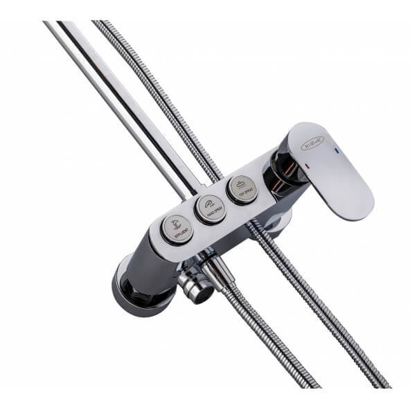 Душевая стойка River Lux хром RIVER LUX D70-3 (детальная фотография), с тропическим душем