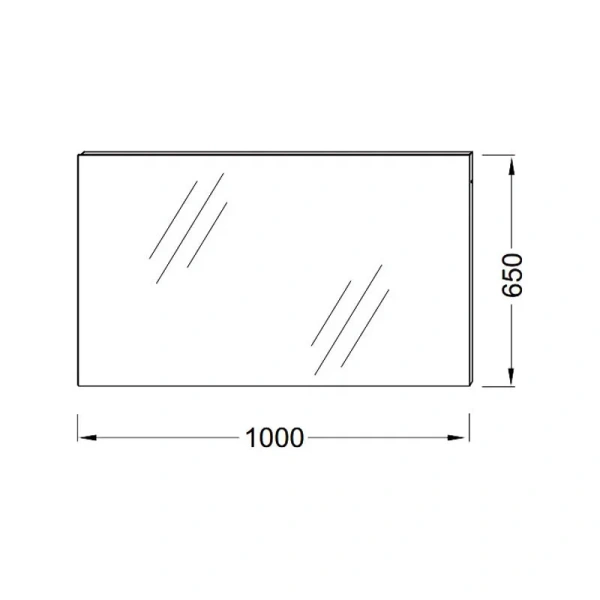 Зеркало Jacob Delafon Ola 100 см EB1099-RU (детальная фотография), в наличии