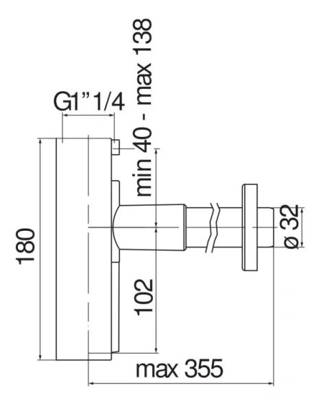 Сифон для раковины Nobili Rubinetterie красное золото AV00107/10RCP (детальная фотография), золото