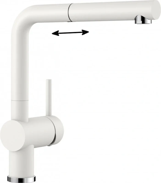 Смеситель для кухни белый Blanco Linus-S 516692 (детальная фотография)