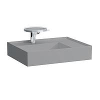 Раковина накладная правая, цвет серый матовый, Laufen Kartell