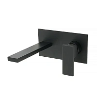 Смеситель для раковины Migliore Kvant Black плоский излив